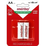Аккумуляторы Smartbuy NiMh AA 2300 mAh, 2 шт (SBBR-2A02BL2300)