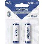 Аккумуляторы Smartbuy NiMh AA 2700 mAh, 2 шт (SBBR-2A02BL2700)