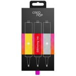 Пластик для 3D-ручки Creopop 4А С блестками Gold\/Red\/Silver (SKU013)