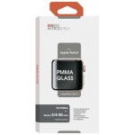 Защитное стекло с рамкой 3D InterStep PMMA Apple Watch Series 4/5 40mm (IS-TG-APWA40PM3-000B201)