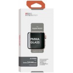 Защитное стекло с рамкой 3D InterStep PMMA Apple Watch Series 4/5 44mm (IS-TG-APWA44PM3-000B201)