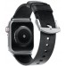 Ремешок Nomad Modern Strap для Apple Watch 44\/42mm Black\/Silver (NM1A41SM00)