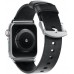 Ремешок Nomad Modern Strap Slim для Apple Watch 40\/38mm Black\/Silver (NM1A31TM00)