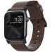 Ремешок Nomad Modern Strap для Apple Watch 40\/38mm Dark Brown\/Black (NM1A3RBM00)