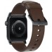 Ремешок Nomad Modern Strap для Apple Watch 44\/42mm Dark Brown\/Black (NM1A4RBM00)