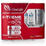 Лампа автомобильная галогенная Clearlight H11 12V-55W X-treme Vision + 150%, 2 шт (MLH11XTV150)