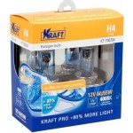 Автомобильные лампы Kraft Pro +80% More Light, 2 шт, H4, 12V, 60\/55W (KT 700204)