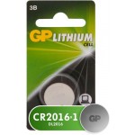 Батарейка GP литиевая, CR2016, 1 шт. (CR2016-CR1)