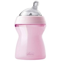 Бутылочка для кормления Chicco Natural Feeling, 2+, 250 мл, розовая (310205208) (00080825110000)