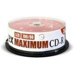 CD-R диск Mirex Maximum 700Mb 52х 25 шт (201274)