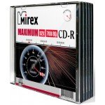 CD-R диск Mirex Maximum 700Mb 52х 5 шт (201243)