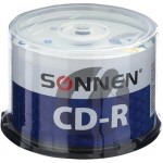 CD-R диск Sonnen 700Mb 52x Cake Box, 50 шт