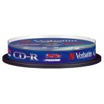 CD-R диски Verbatim 52x Cakebox 10 шт