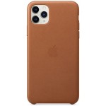 Чехол Apple Leather Case для iPhone 11 Pro Max Saddle Brown (MX0D2ZM/A)