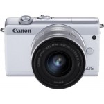Системный фотоаппарат Canon EOS M200 WH M15-45