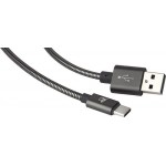Кабель Elray USB/Type-C 0,2 м Grey (AC20MBC02GR)