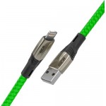 Кабель GCR GCR-IP14 Mercedes USB/Lightning, 1,2 м Green (GCR-52005)