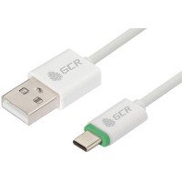 Кабель GCR GCR-UC15 USB\/TypeC, 1 м White (GCR-50996)