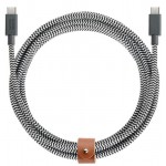 Кабель Native Union Belt Cable, USB Type С - USB Type C, 2,4 м, Zebra (BELT-KV-C-ZEB)