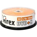 DVD+R диск Mirex 4.7Gb 16x 25 шт (202509)