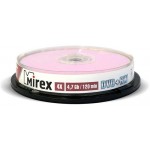 DVD+RW диск Mirex 4.7Gb 4x 10 шт (202639)