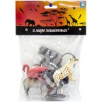 Детский игровой набор 1toy "В мире животных: Дикие животные Африки", 5 шт (Т53868)