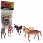 Детский игровой набор 1toy "В мире животных: Лошади", 6 шт (Т50497)