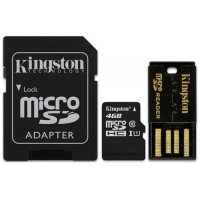 Карта памяти Kingston microSDHC Class 10 4GB (MBLY10G2/4GB)