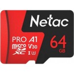 Карта памяти microSDXC NETAC P500 Extreme Pro 64GB (NT02P500PRO-064G-R)