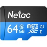 Карта памяти microSDXC NETAC P500 64GB (NT02P500STN-064G-R)