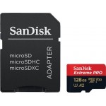 Карта памяти SanDisk MicroSDXC ExtremePro UHS-I U3 V30 128GB + адаптер (SDSQXCY-128G-GN6MA)