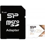 Карта памяти Silicon Power microSDXC 256GB Elite + адаптер (SP256GBSTXBU1V21SP)
