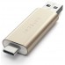 Картридер Satechi Aluminum USB 3.0 + USB Type-C - SD/microSD Gold (ST-TCCRAG)