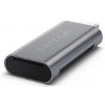 Картридер Satechi Aluminium USB Type-C - SD/microSD Space Gray (ST-TCUCM)