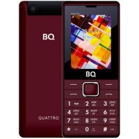 Мобильный телефон BQ 2412 Quattro Dark Red