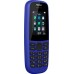 Мобильный телефон Nokia 105SS (2019) без зарядного устройства, Blue (ТА-1203)