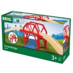 Игровой набор 1toy Brio "Изогнутый мост", 4 детали (33699)