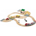 Игровой набор Brio Железная дорога со станцией, электричкой, автодорогой (33209)