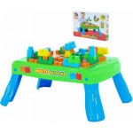 Детский игровой стол MOLTO с констуктором, 20 элементов, зелёный (57983_PLS)