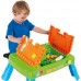 Детский игровой стол MOLTO с констуктором, 20 элементов, зелёный (57990_PLS)