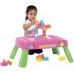 Детский игровой стол MOLTO с конструктором, 20 элементов, розовый (58010_PLS)