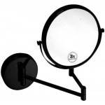 Косметическое зеркало BEMETA MS22U, круглое, черное, матовое (112201510)
