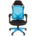 Игровое кресло Chairman Game 12 черный/голубой (00-07016633)