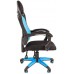Игровое кресло Chairman Game 12 черный/голубой (00-07016633)