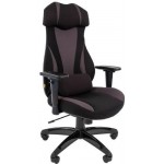 Игровое кресло Chairman Game 14 ткань черный\/серый (00-07022218)