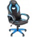 Игровое кресло Chairman Game 16 экопремиум черный/голубой (00-07024556)