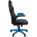 Игровое кресло Chairman Game 18 экопремиум черный\/голубой (00-07051188)