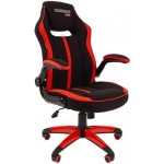 Игровое кресло Chairman Game 19 ткань черный/красный (00-07060634)