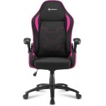 Игровое кресло Sharkoon Elbrus 1 Black\/Pink