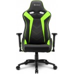 Игровое кресло Sharkoon Elbrus 3 Black\/Green